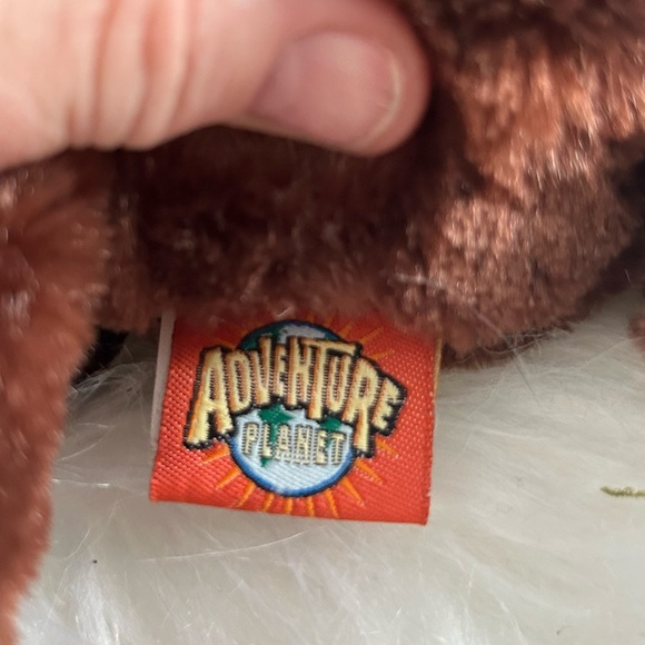 Adventure Planet Large Hanging Hook & Loop Hand Stuffed Plush Monkey Lamon 20” - Picture 6 of 8